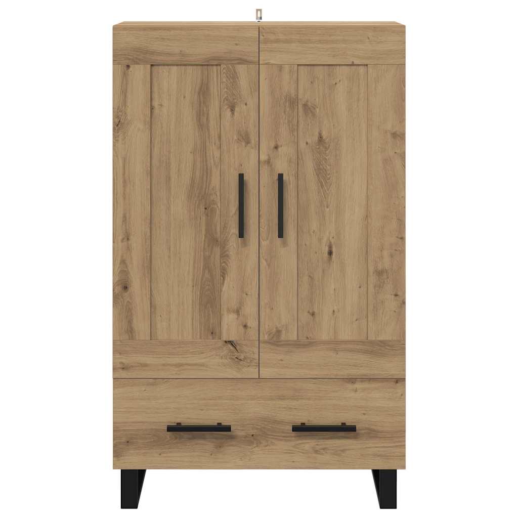 Høyskap med skuff Artisan Eik 69,5 x 31 x 115 cm Konstruert tre