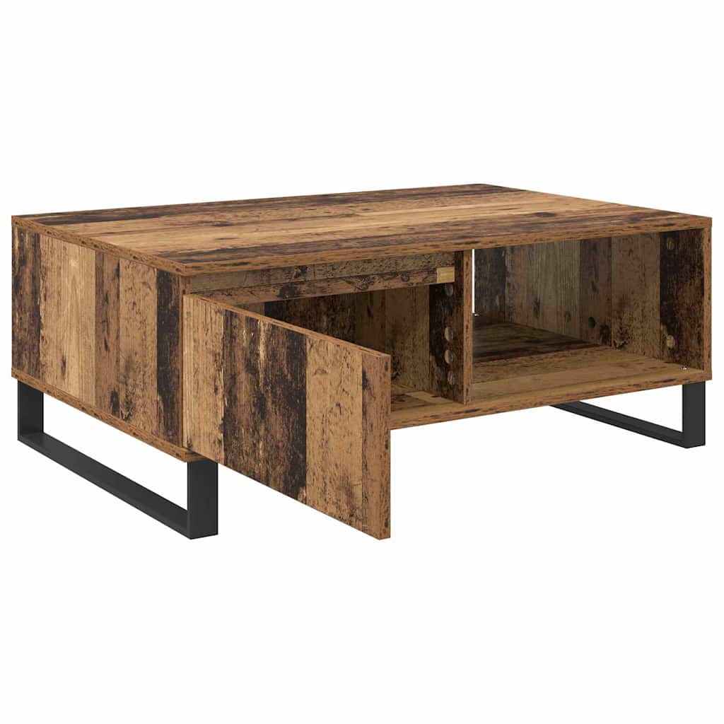 Kaffebord Gamle tre 90 x 60 x 35 cm Konstruert tre