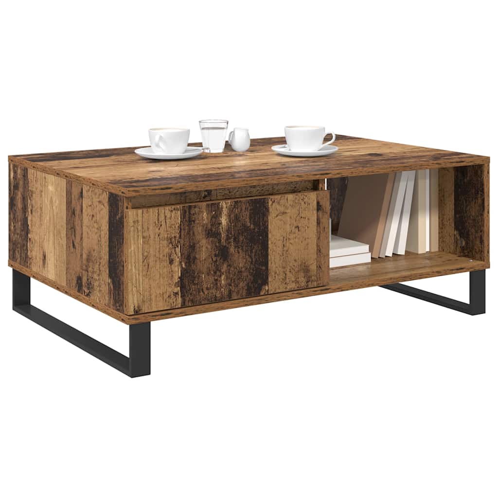 Kaffebord Gamle tre 90 x 60 x 35 cm Konstruert tre