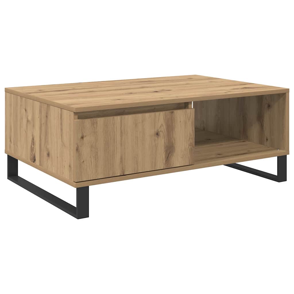 Kaffebord Artisan Eik 90 x 60 x 35 cm Konstruert tre