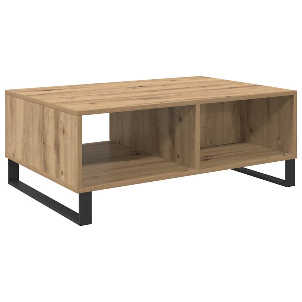 Kaffebord Artisan Eik 90 x 60 x 35 cm Konstruert tre
