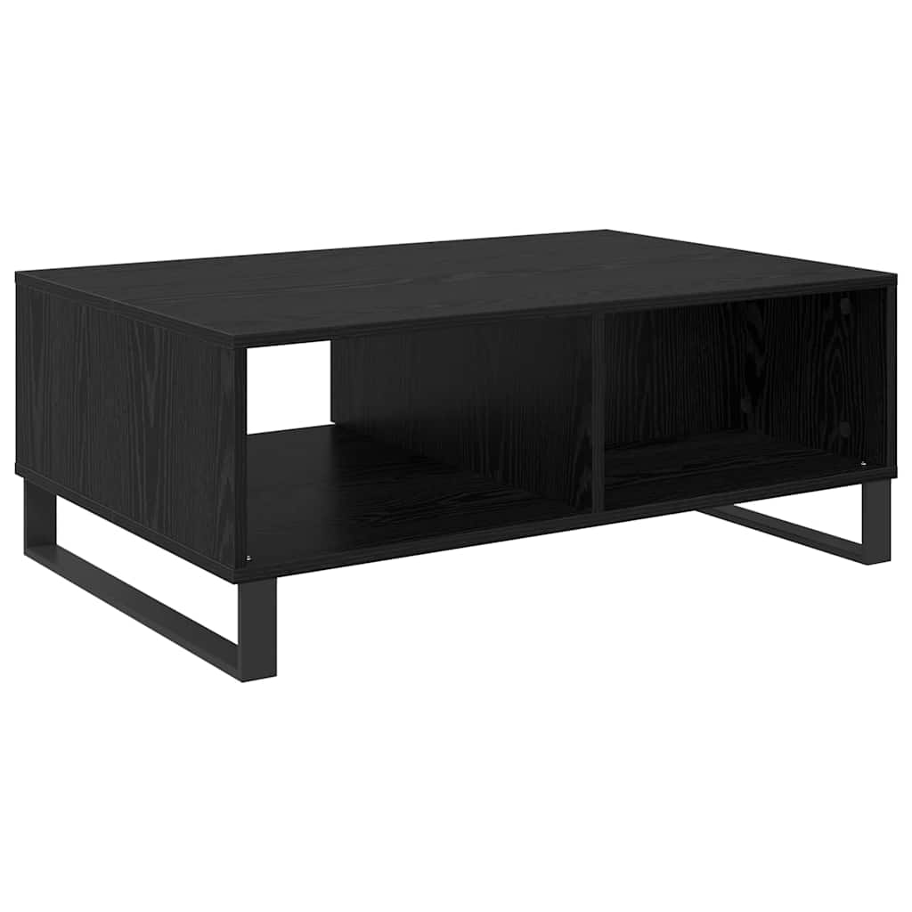 Kaffebord Svart Eik 90 x 60 x 35 cm Konstruert tre