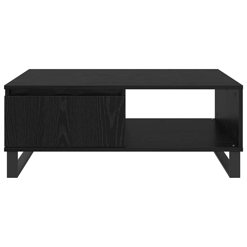 Kaffebord Svart Eik 90 x 60 x 35 cm Konstruert tre