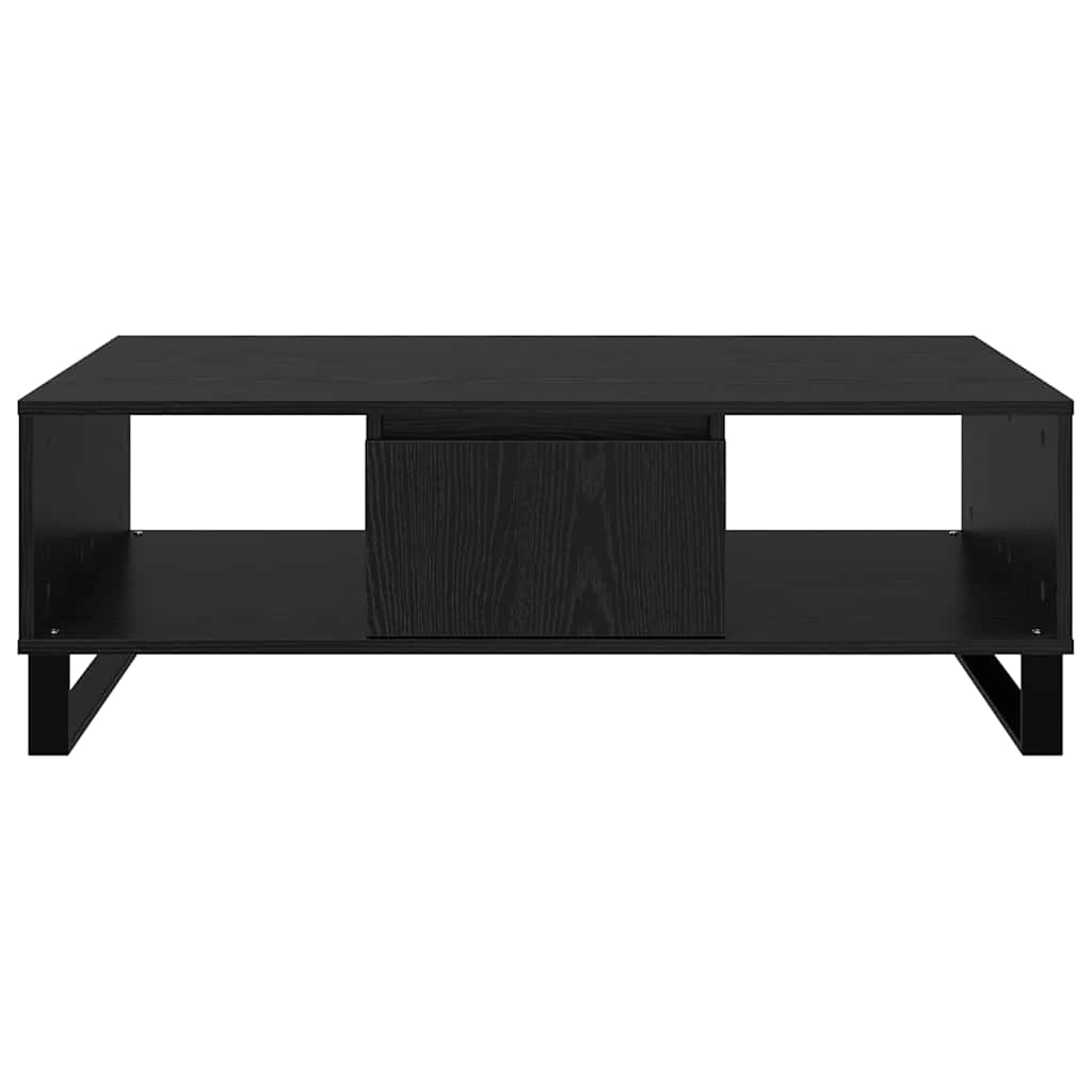 Kaffebord Svart Eik 104 x 60 x 35 cm Konstruert tre