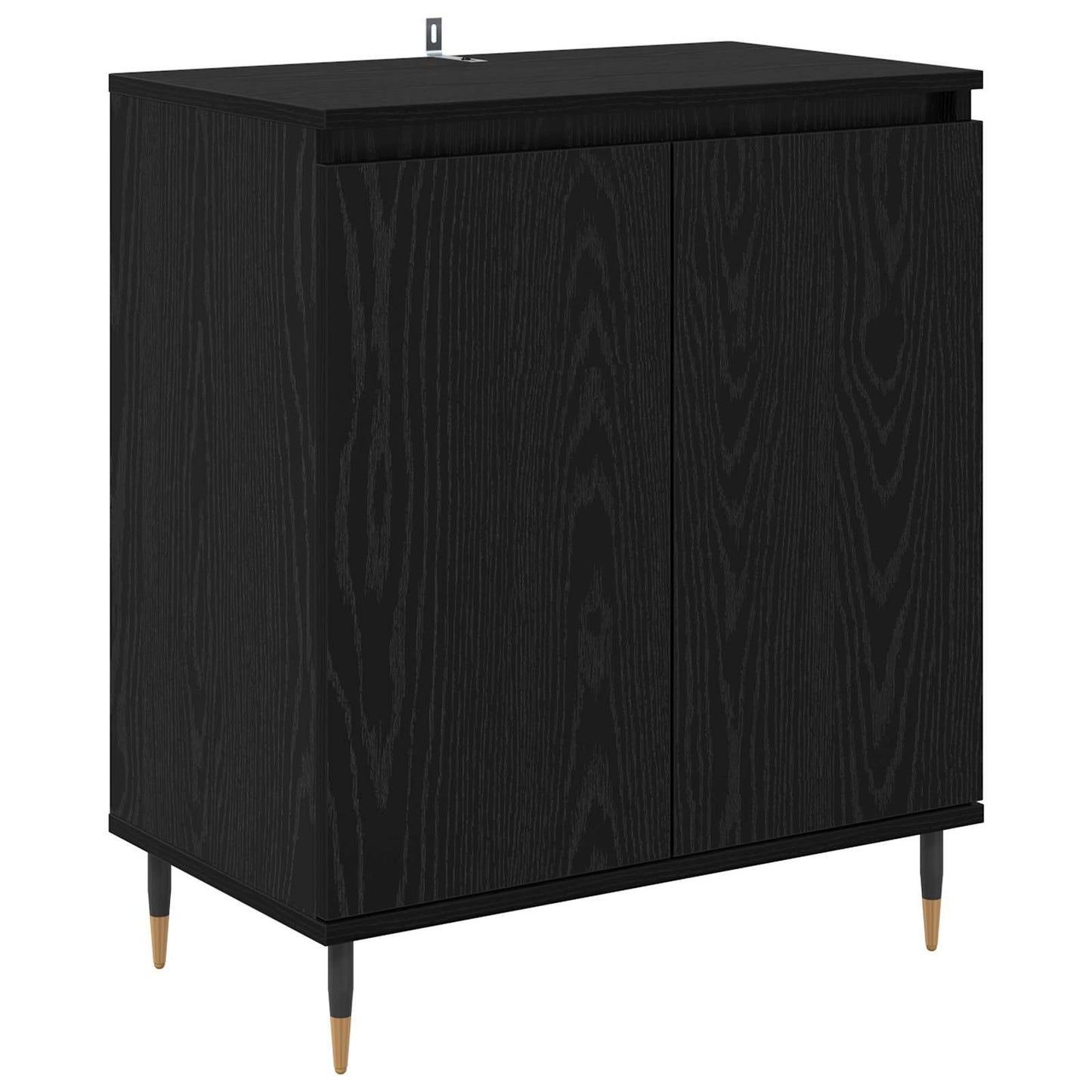 Serviesskap Svart Eik 60 x 35 x 70 cm Konstruert tre