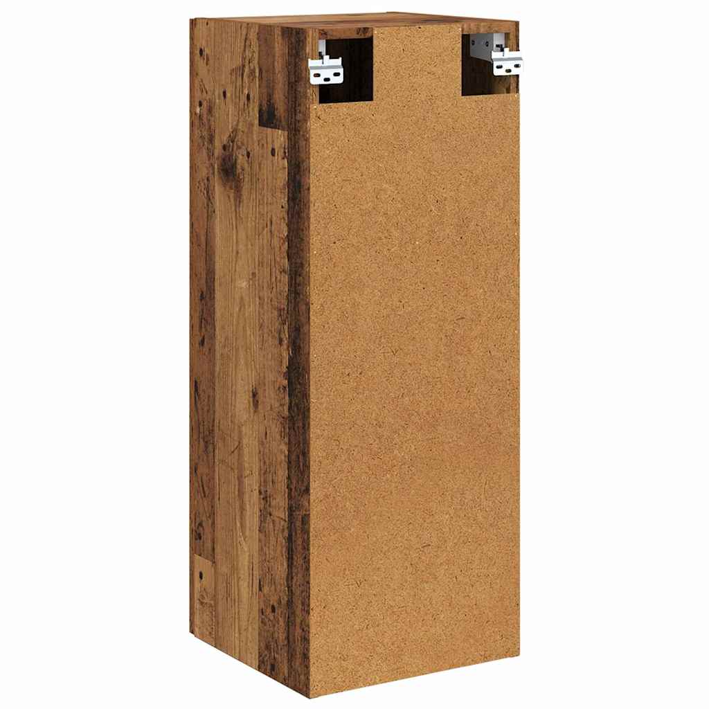Veggskap Gamle tre 34,5 x 34 x 90 cm Konstruert tre