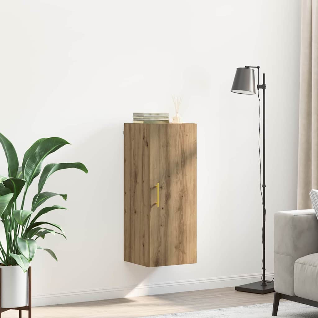 Veggskap Artisan Eik 34,5 x 34 x 90 cm Konstruert tre