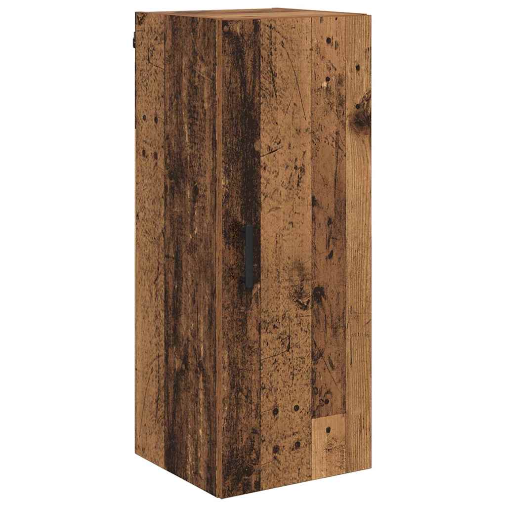 Veggskap Gamle tre 34,5 x 34 x 90 cm Konstruert tre