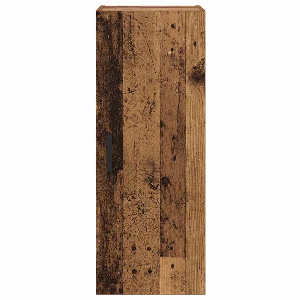 Veggskap Gamle tre 34,5 x 34 x 90 cm Konstruert tre