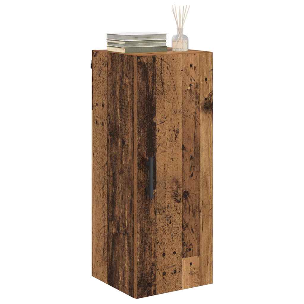 Veggskap Gamle tre 34,5 x 34 x 90 cm Konstruert tre