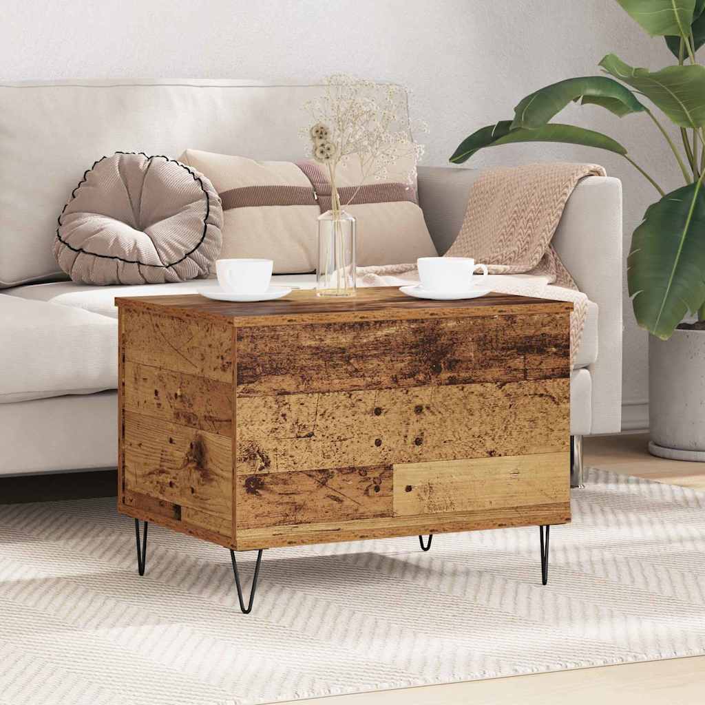 Kaffebord Gamle tre 60 x 44,5 x 45 cm Konstruert tre