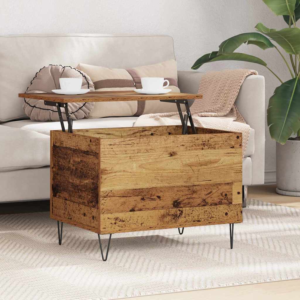 Kaffebord Gamle tre 60 x 44,5 x 45 cm Konstruert tre