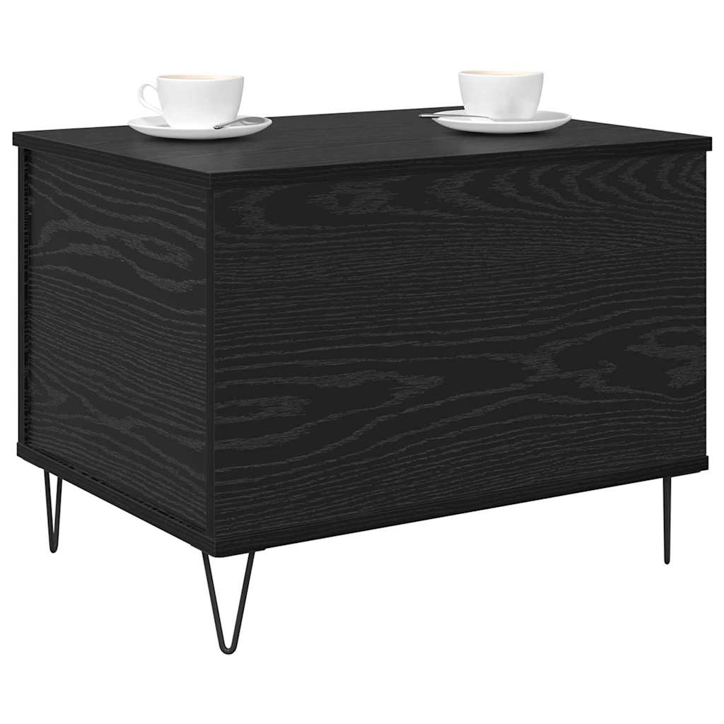 Kaffebord Svart Eik 60 x 44,5 x 45 cm Konstruert tre