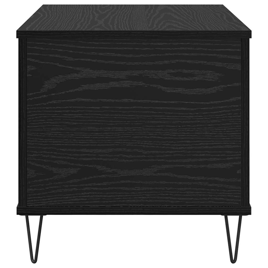 Kaffebord Svart Eik 60 x 44,5 x 45 cm Konstruert tre