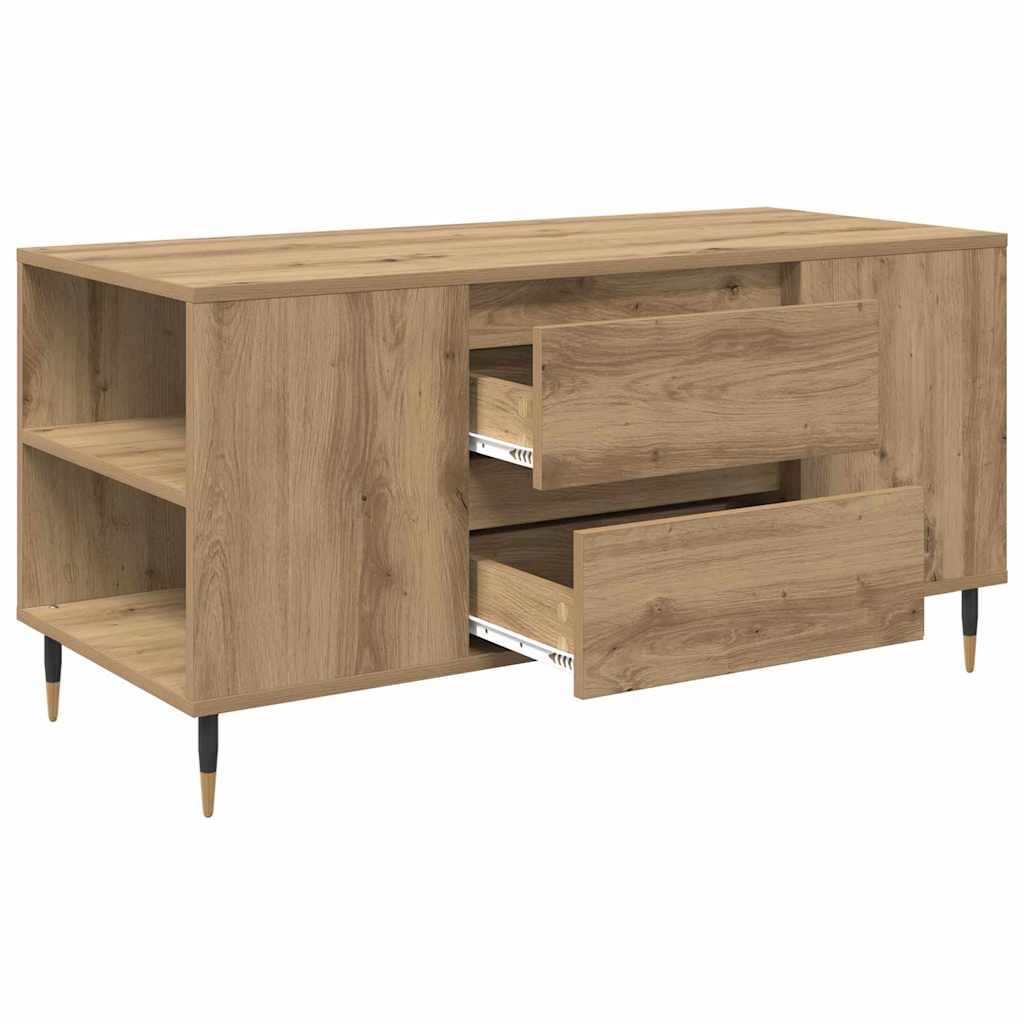 Kaffebord Artisan Eik 102 x 44,5 x 50 cm Konstruert tre