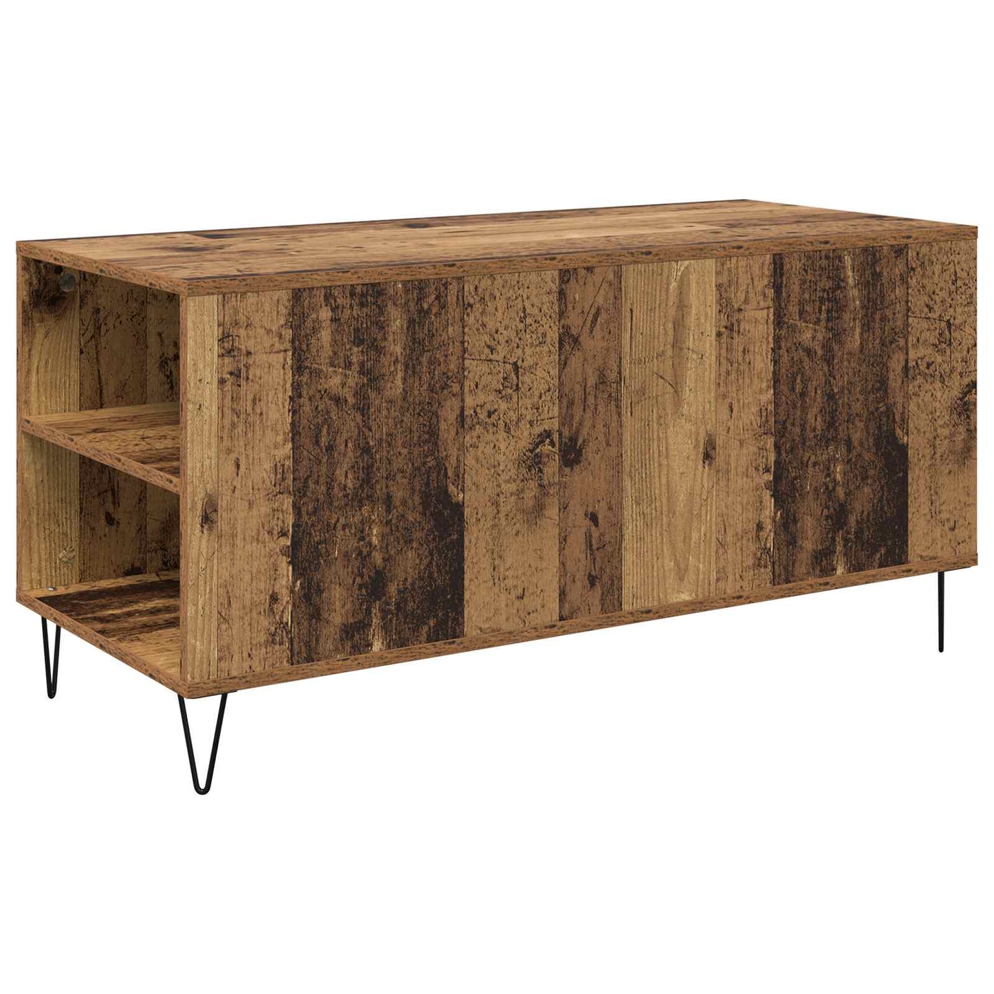 Kaffebord med skuff Gamle tre 102 x 44,5 x 50 cm Konstruert tre