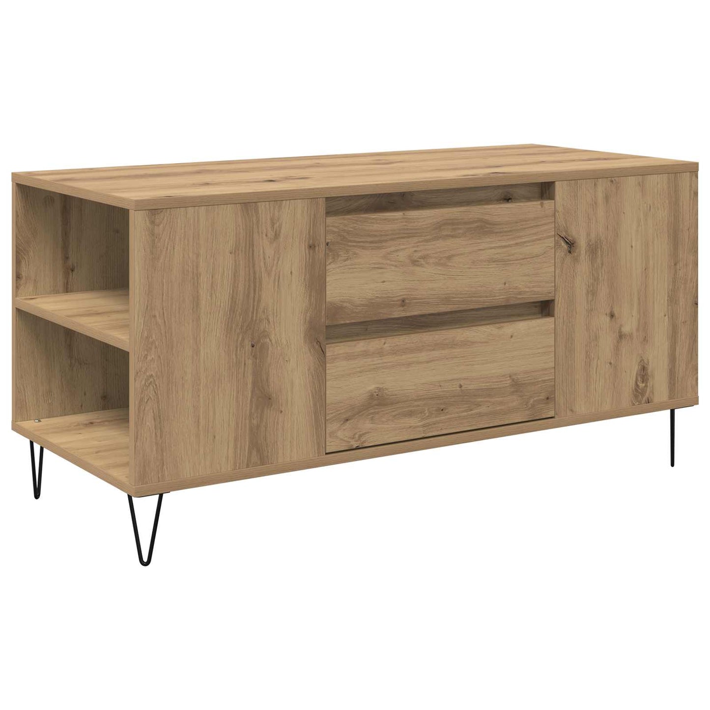 Kaffebord Artisan Eik 102 x 44,5 x 50 cm Konstruert tre