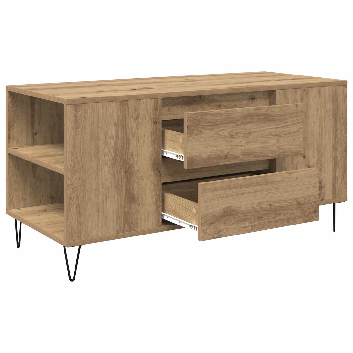 Kaffebord Artisan Eik 102 x 44,5 x 50 cm Konstruert tre