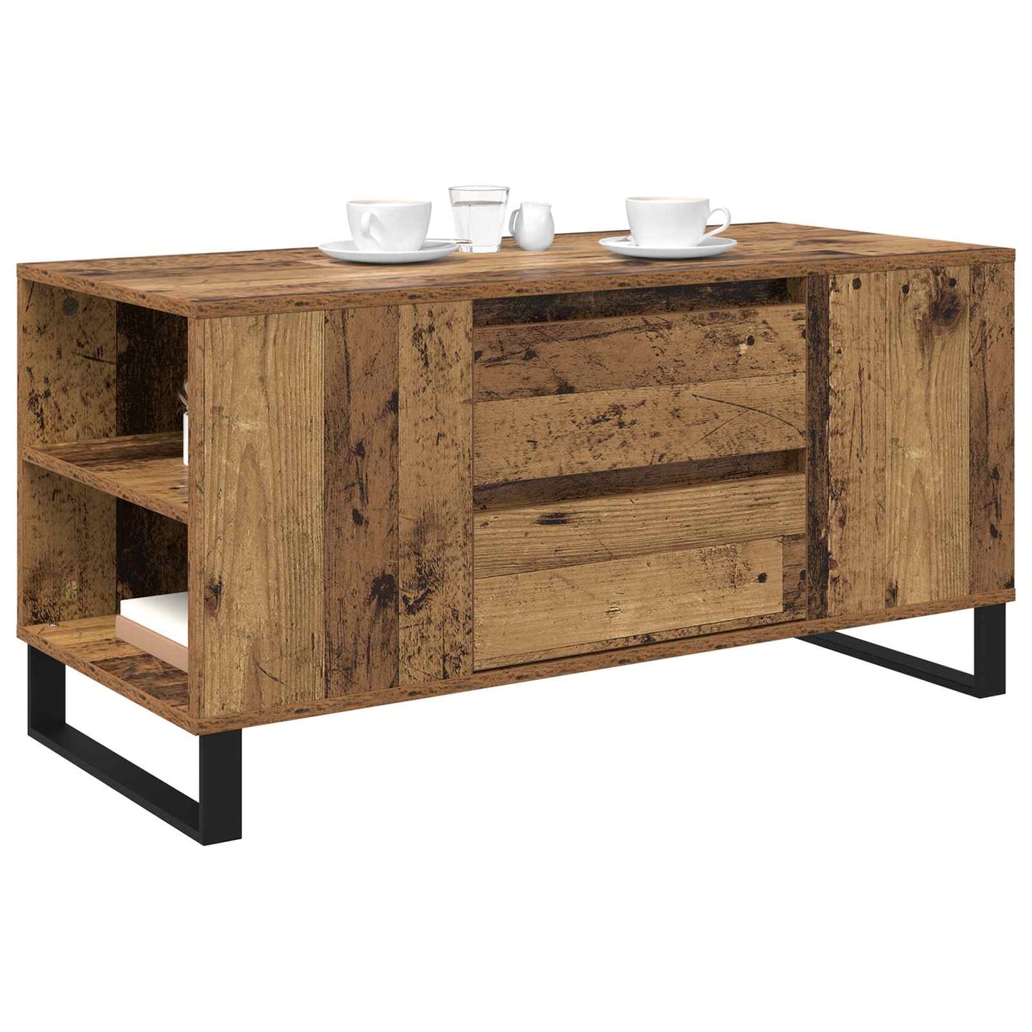 Kaffebord Gamle tre 102 x 44,5 x 50 cm Konstruert tre