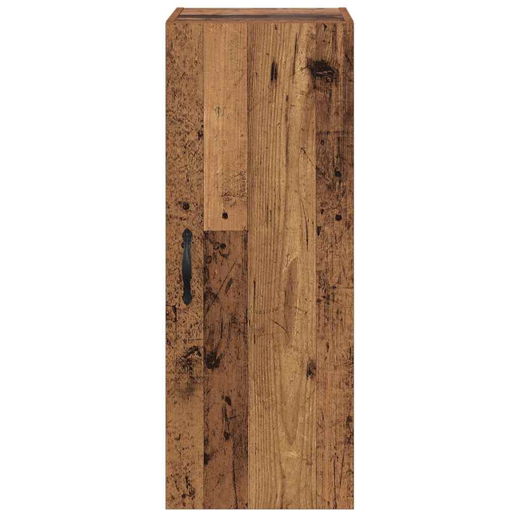 Veggskap Gamle tre 34,5 x 34 x 90 cm Konstruert tre
