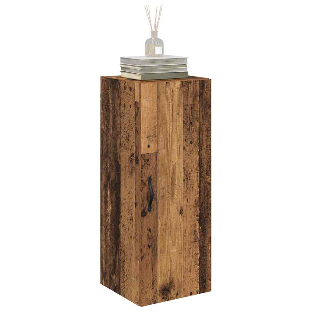 Veggskap Gamle tre 34,5 x 34 x 90 cm Konstruert tre