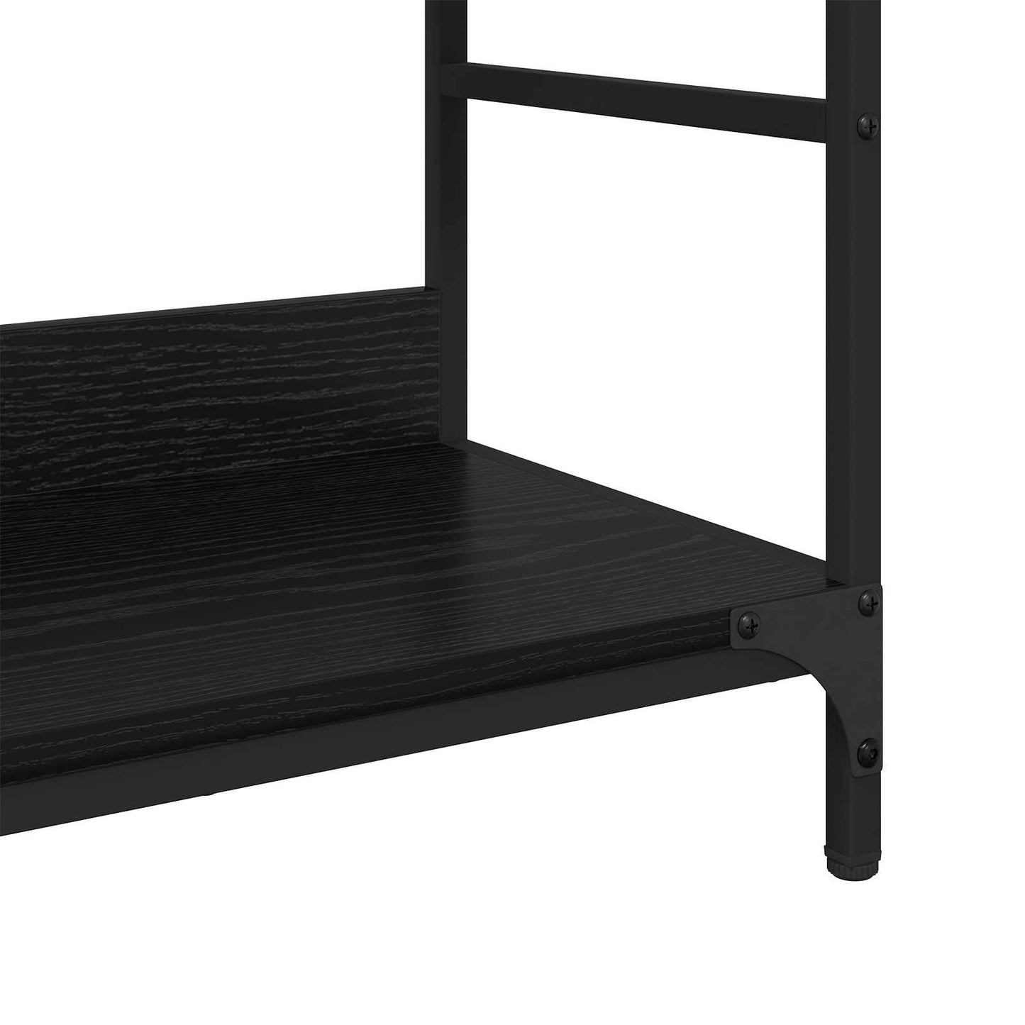 Bokhylle Svart eik 78.5 x 33 x 82 cm Konstruert tre