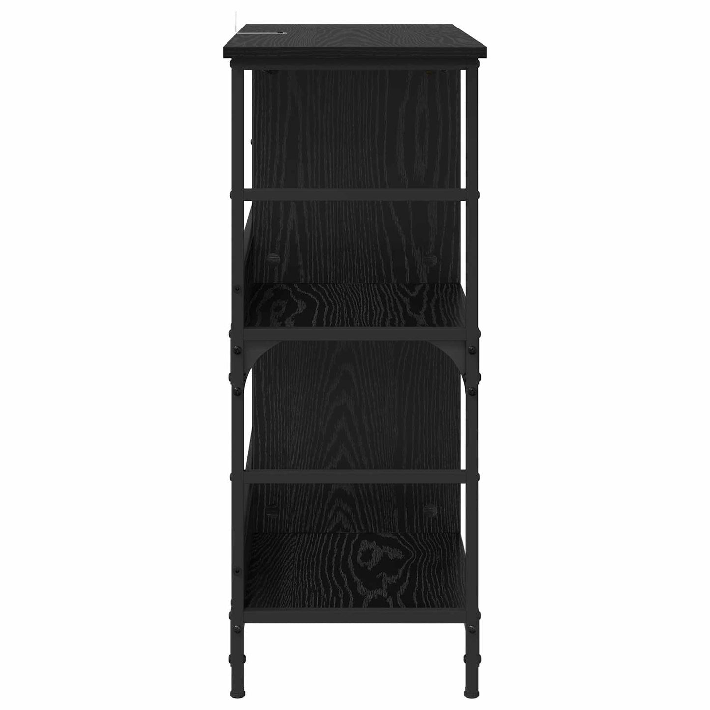 Bokhylle Svart eik 78.5 x 33 x 82 cm Konstruert tre