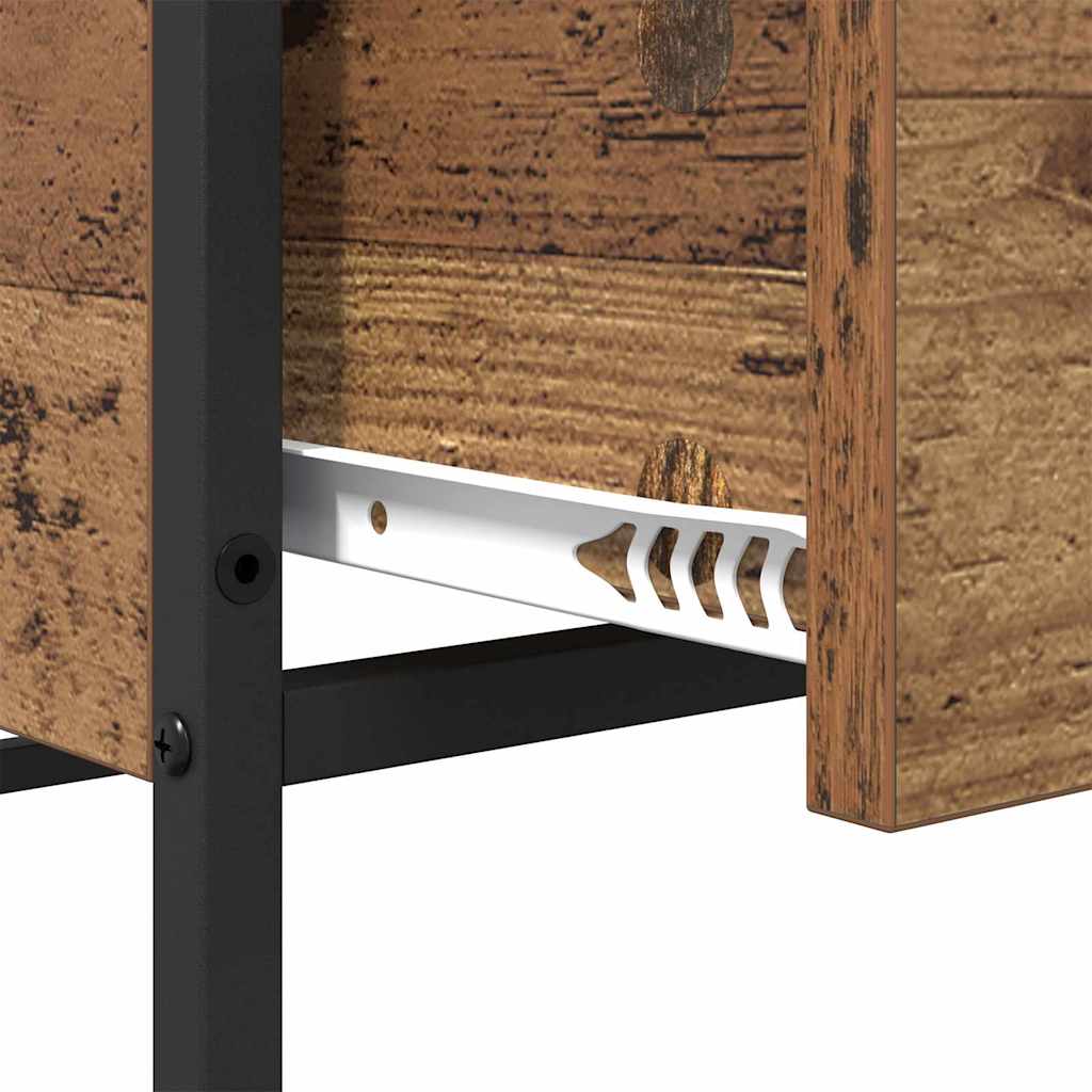 Kaffebord med skuff Gamle tre 100 x 51 x 45 cm Konstruert tre
