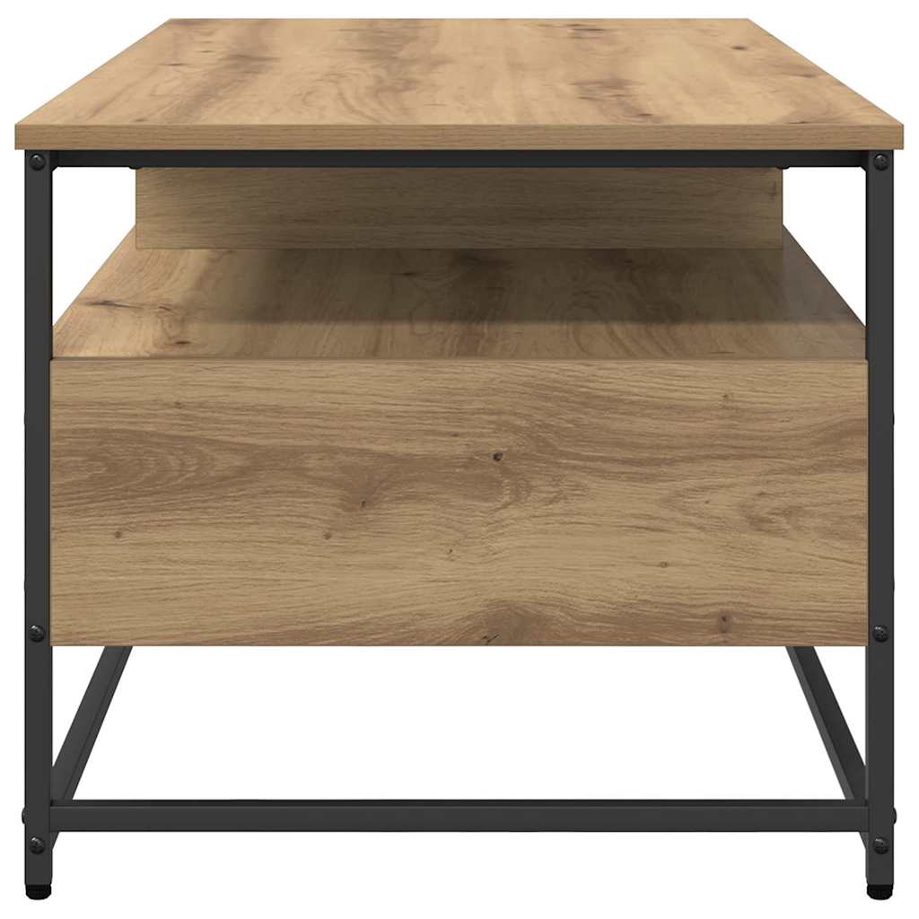 Kaffebord med skuff Artisan Eik 100 x 51 x 45 cm Konstruert tre
