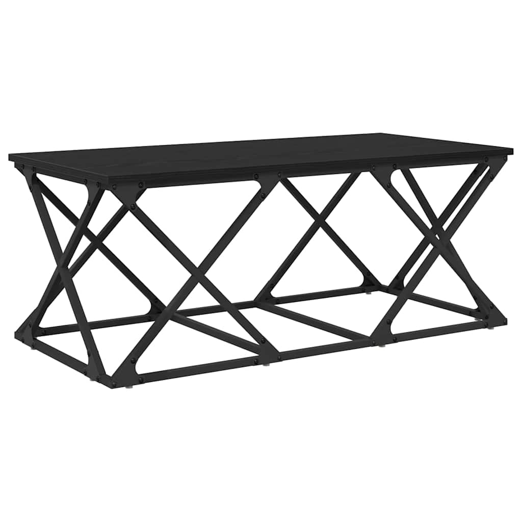 Kaffebord Svart Eik 100 x 49 x 40 cm Konstruert tre