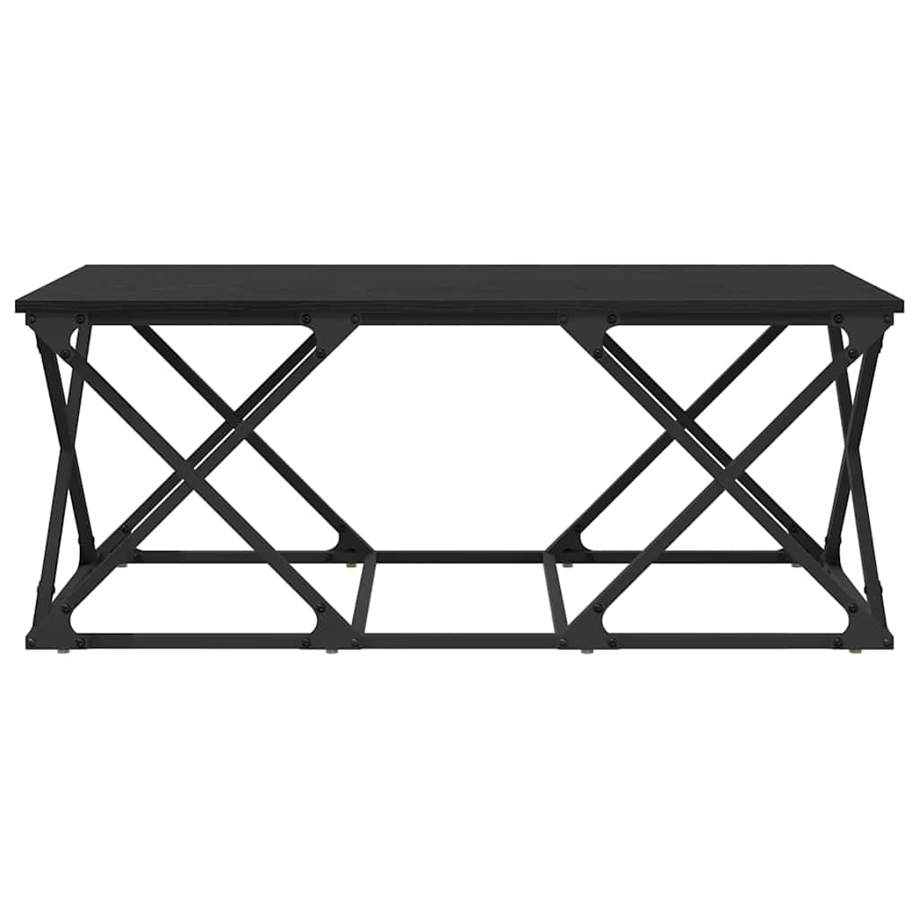 Kaffebord Svart Eik 100 x 49 x 40 cm Konstruert tre