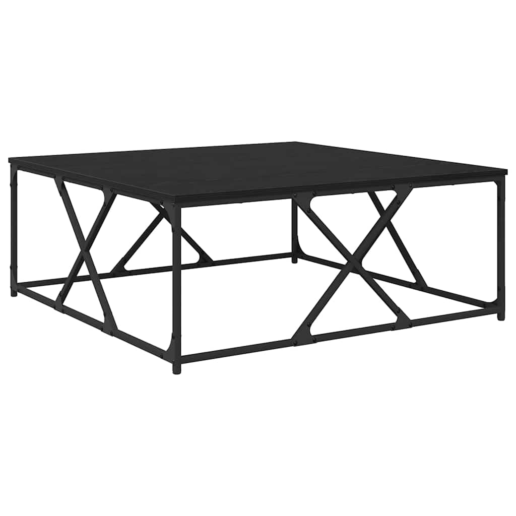 Kaffebord Svart Eik 100 x 100 x 40 cm Konstruert tre