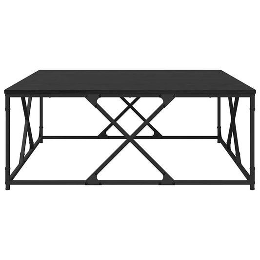 Kaffebord Svart Eik 100 x 100 x 40 cm Konstruert tre