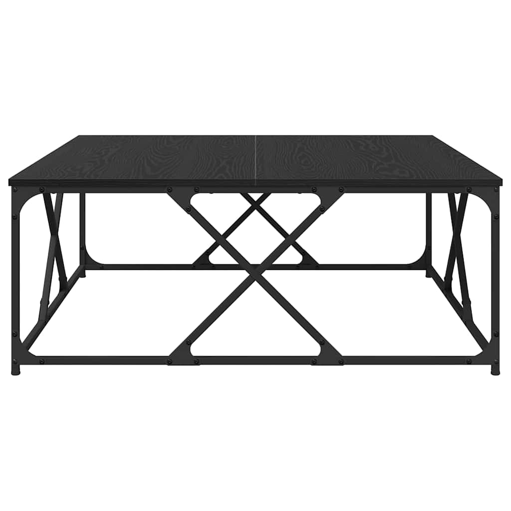 Kaffebord Svart Eik 100 x 100 x 40 cm Konstruert tre
