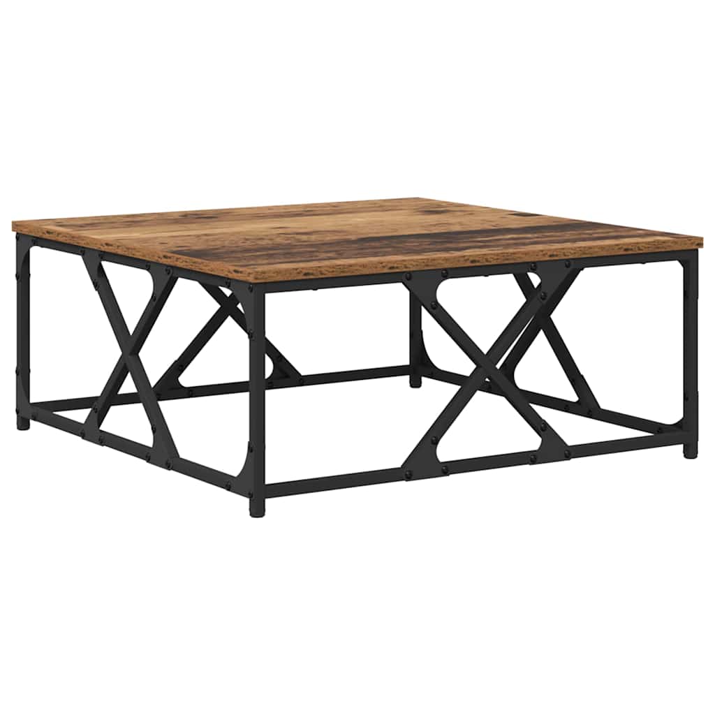 Kaffebord Gamle tre 70 x 70 x 30 cm Konstruert tre