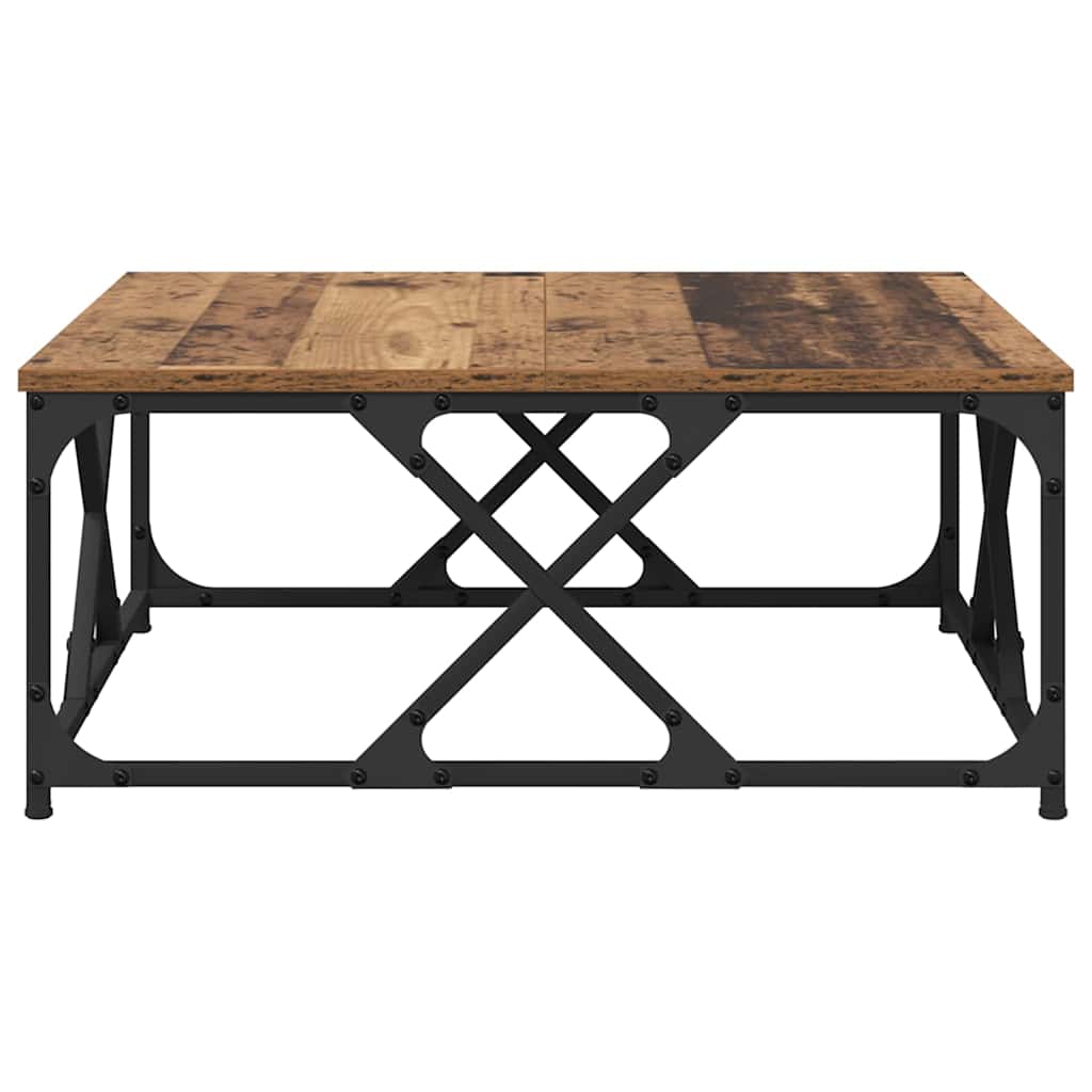 Kaffebord Gamle tre 70 x 70 x 30 cm Konstruert tre