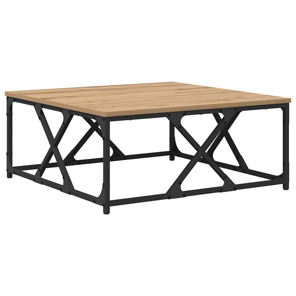 Kaffebord Artisan Eik 70 x 70 x 30 cm Konstruert tre