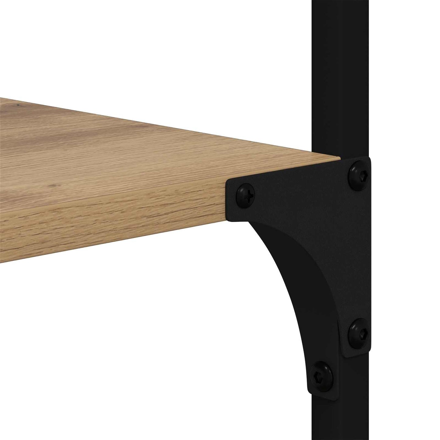 Bokhylle 5 nivåer 99 x 35,5 x 176 cm Konstruert tre Artisan Eik