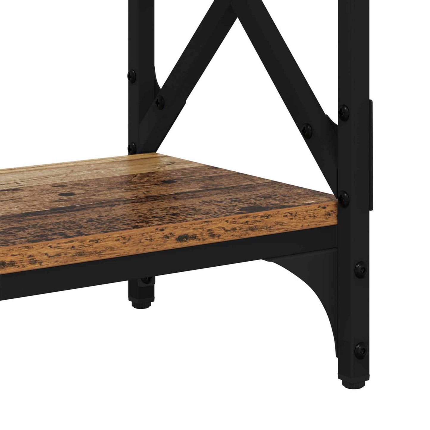 Konsollbord Gammelt tre 100 x 28 x 80,5 cm Konstruert tre