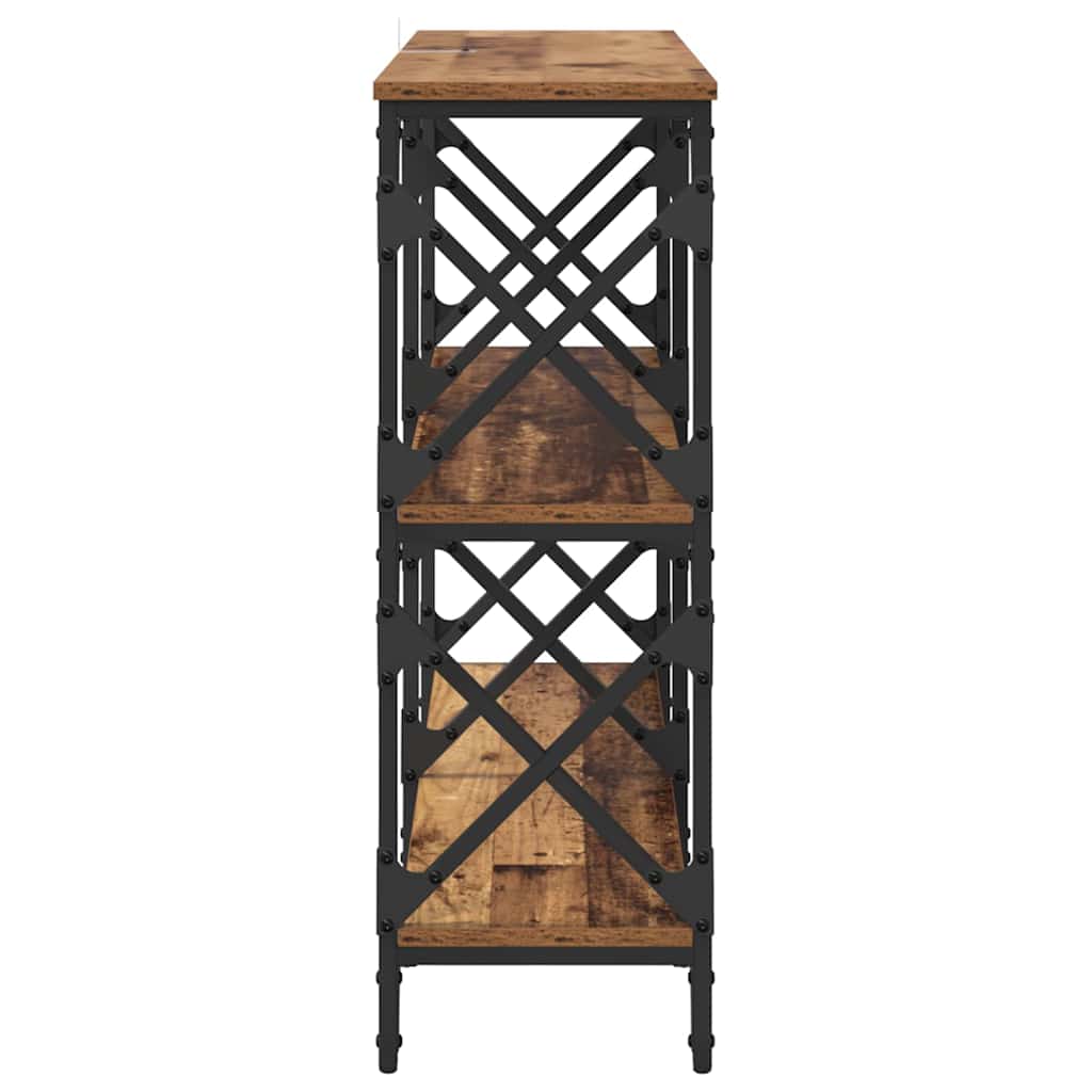 Konsollbord Gammelt tre 100 x 28 x 80,5 cm Konstruert tre