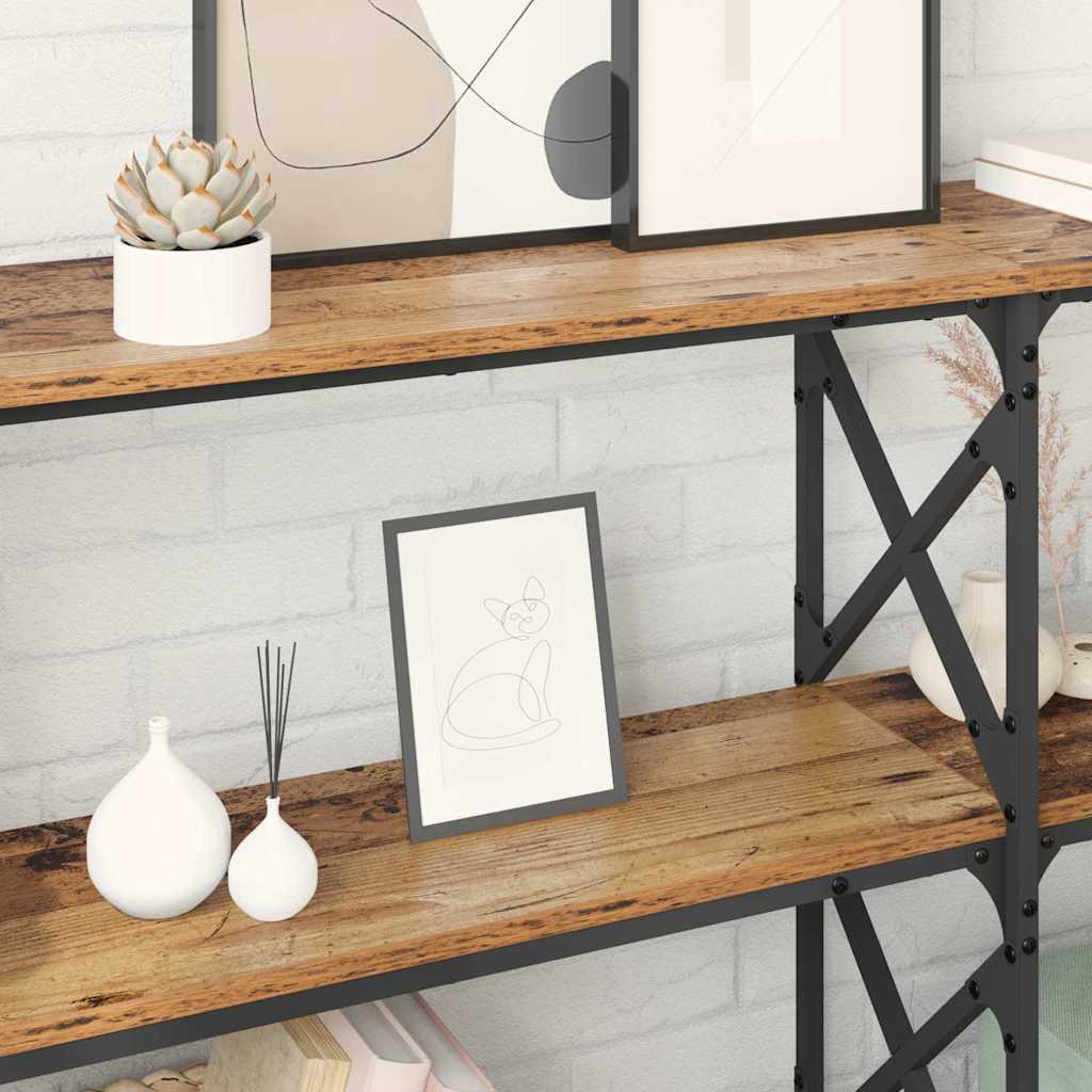 Konsollbord Gammelt tre 156 x 28 x 80,5 cm Konstruert tre