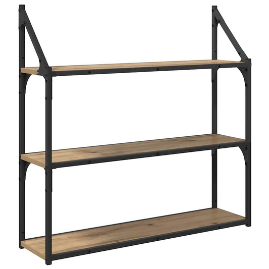 Vegghylle Artisan Eik 80 x 21 x 78,5 cm Konstruert tre