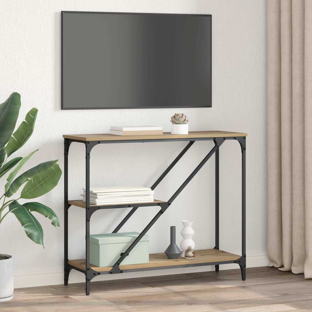 Konsollbord Artisan Eik 88,5 x 30 x 75 cm Konstruert tre