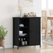 Serviesskap Svart Eik 70 x 30 x 80 cm Konstruert tre