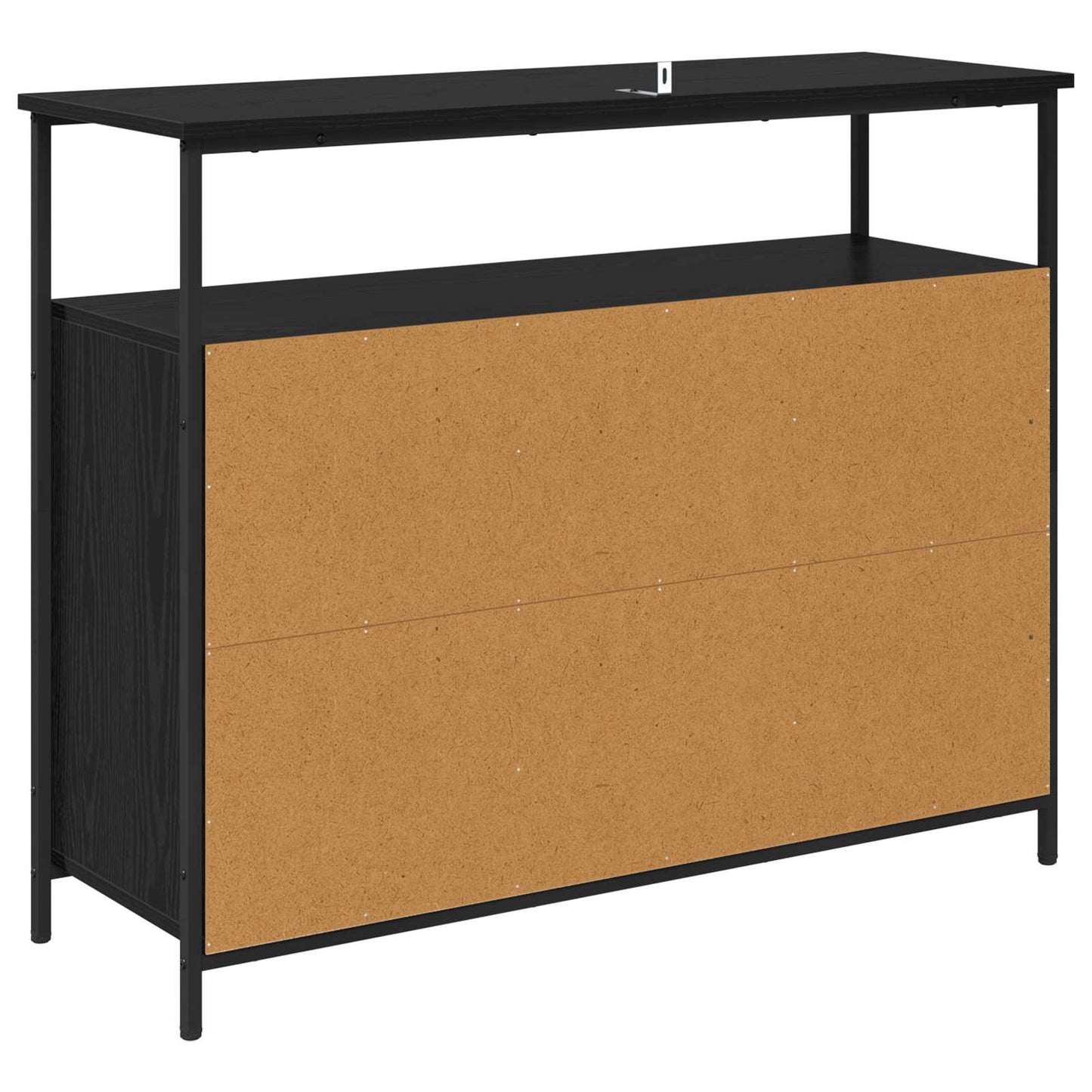 Serviesskap Svart Eik 100 x 35 x 80 cm Konstruert tre