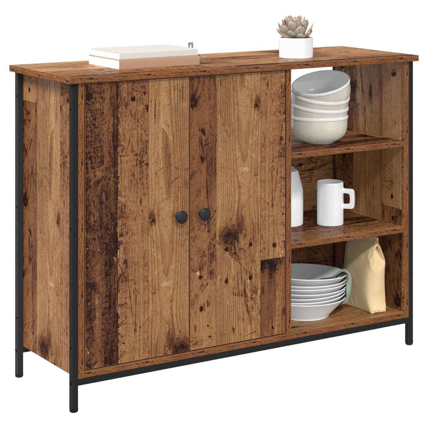 Serviesskap Gamle tre 100 x 33 x 75 cm Konstruert tre
