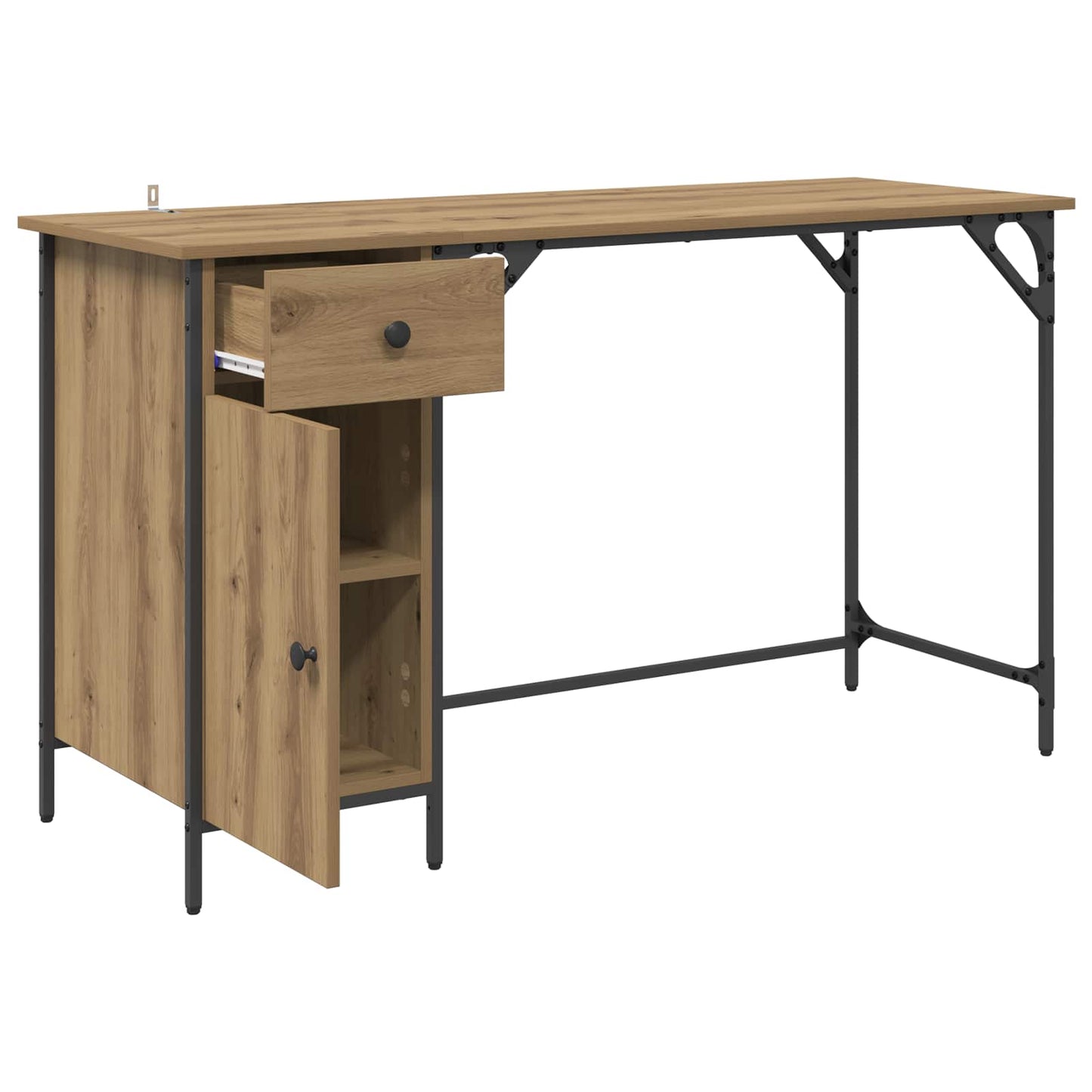 Databord Artisan Eik Konstruert tre 131 x 48 x 75 cm