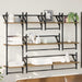 Vegghyllesett 6 pcs Artisan Eik 100 x 25 x 30 cm Konstruert tre