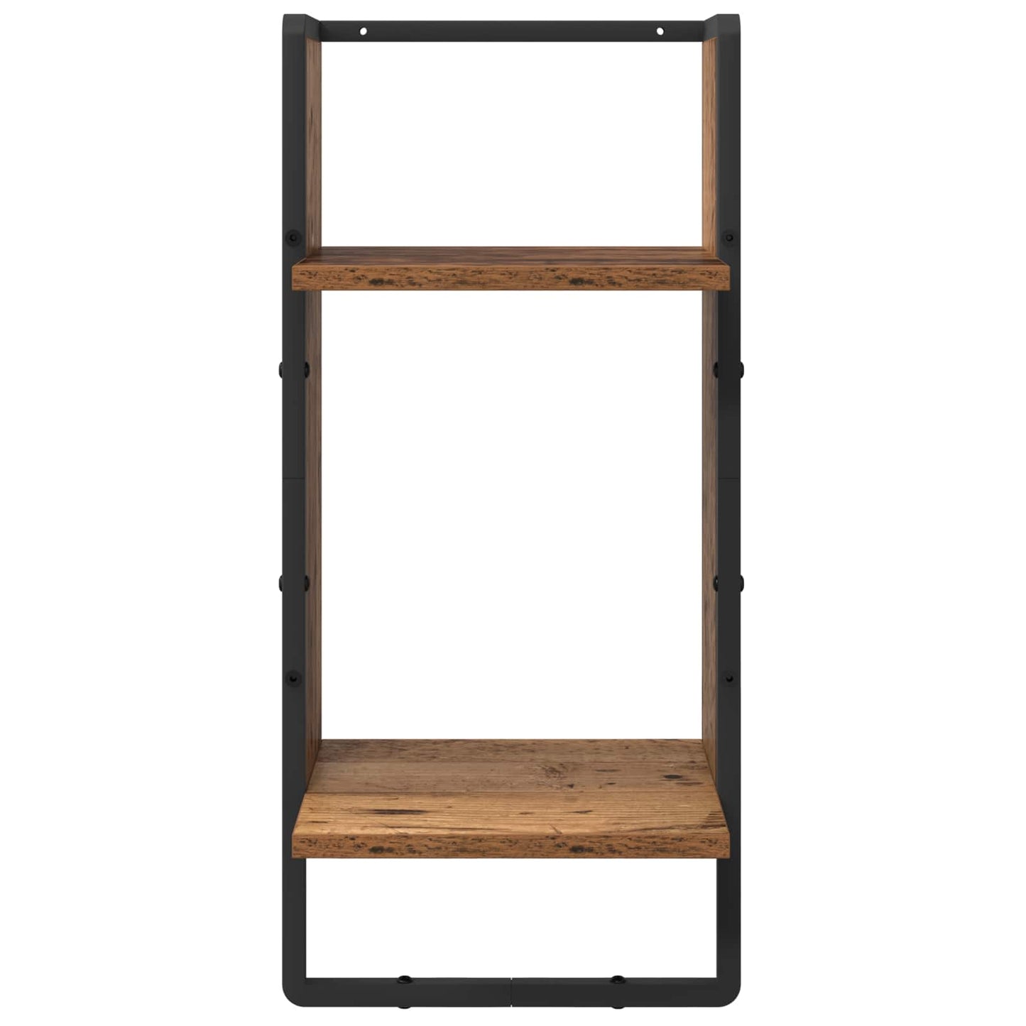 Vegghyllesett 4 pcs Gamle tre 65 x 25 x 30 cm Konstruert tre