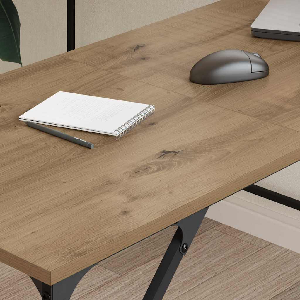 Skrivebord Artisan Eik 149 x 149 x 75 cm Konstruert tre